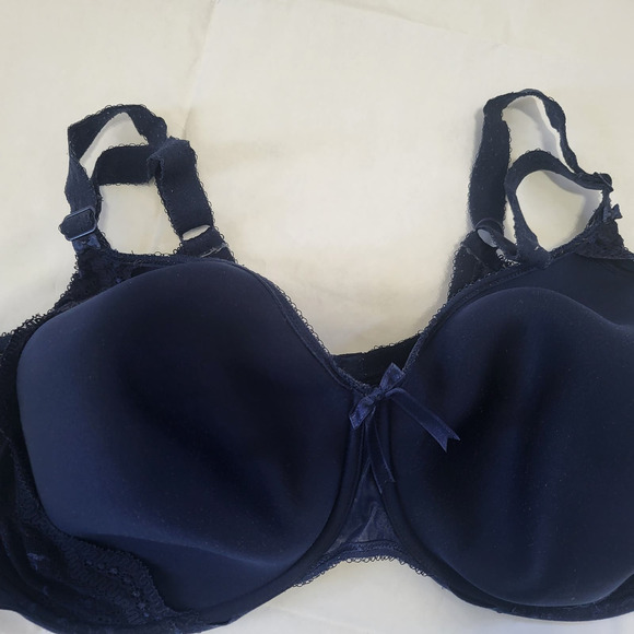 2 ELOMI Bras 1 Bandless Spacer Molded Bra Underwire Womens 46H 1 bra sz unknown - Picture 16 of 16